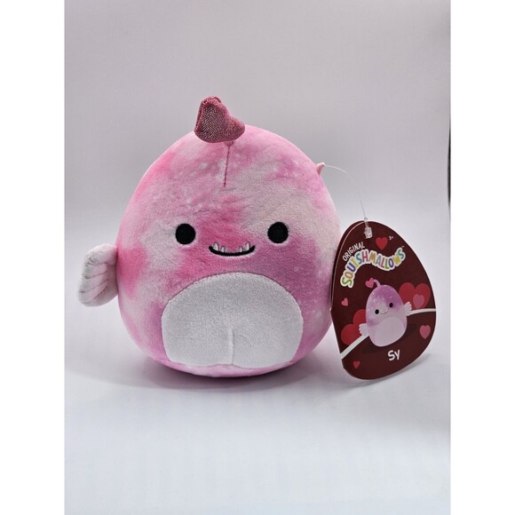 Sy the Anglerfish 5" Squishmallow! New With Tags Cute Valentines Plush NWT - Picture 1 of 7